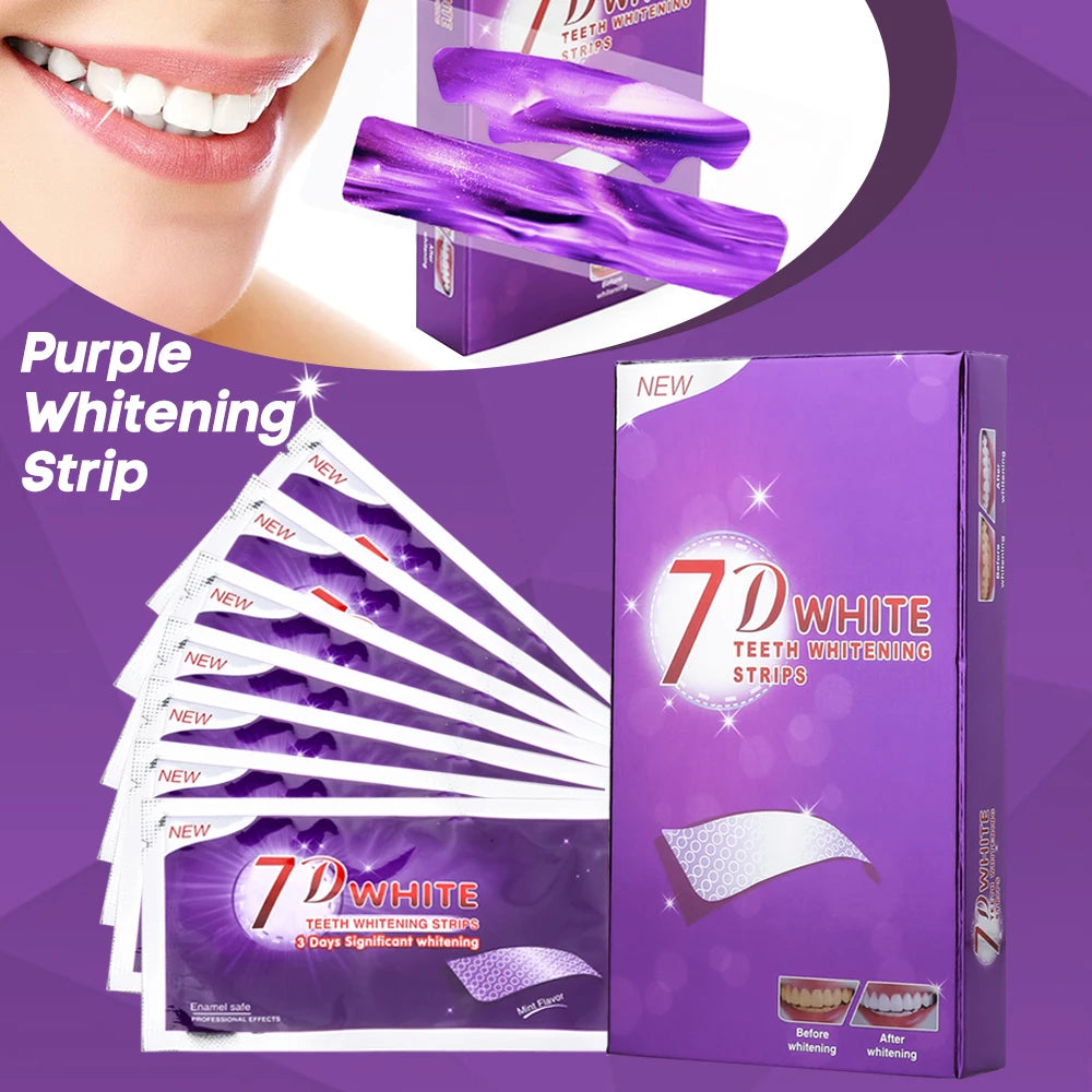 Tiras Blanqueadoras Dentales Sin Sensibilidad