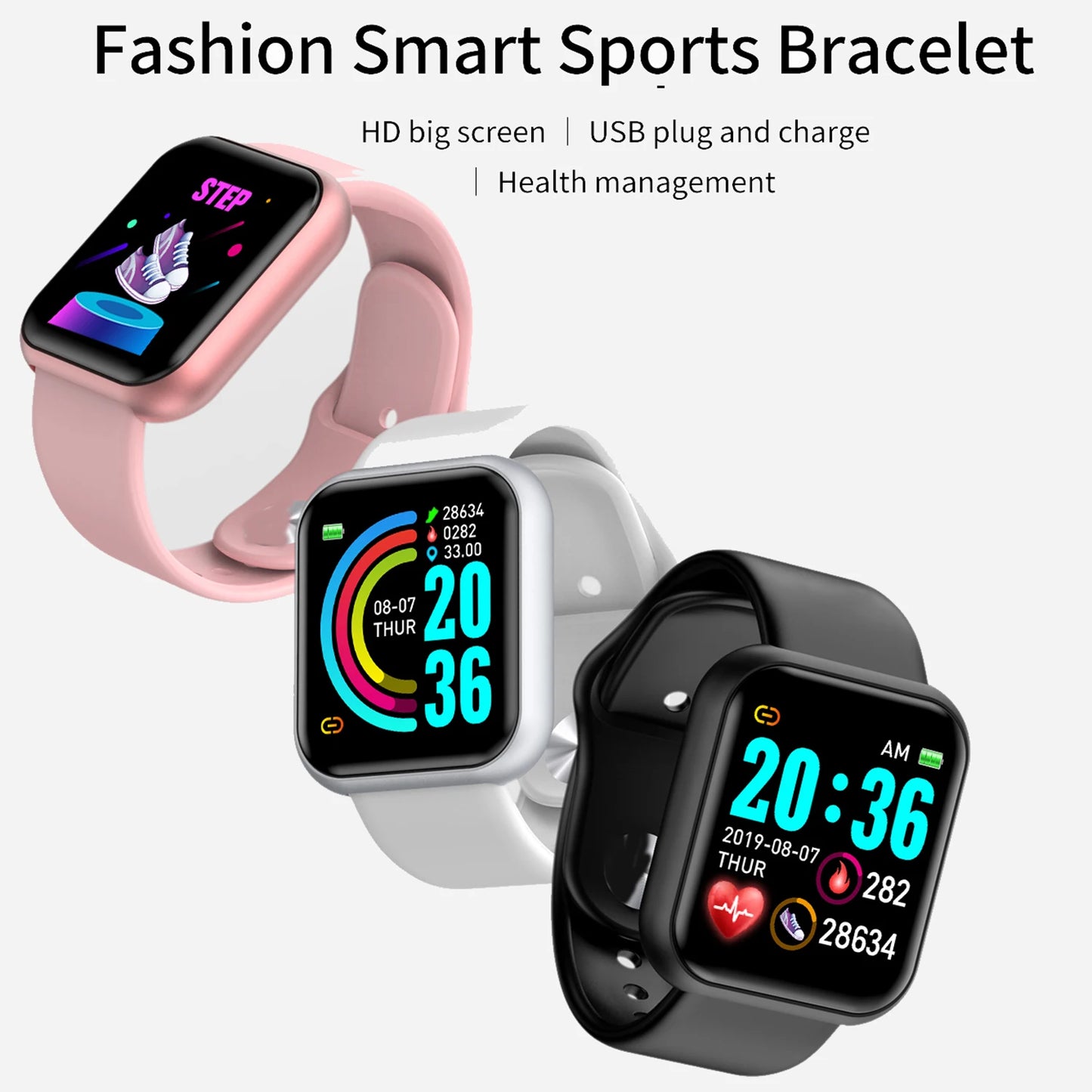 Smartwatch Salud — Monitor Fitness, Sueño y Ritmo Cardíaco